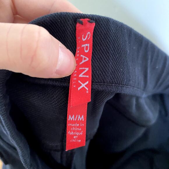 Spanx Jeanish Ankle Leggings Black Medium - Picture 6 of 9